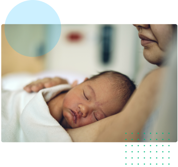 Infant sleeping with Mom in hospital - Quality OB HealthStream